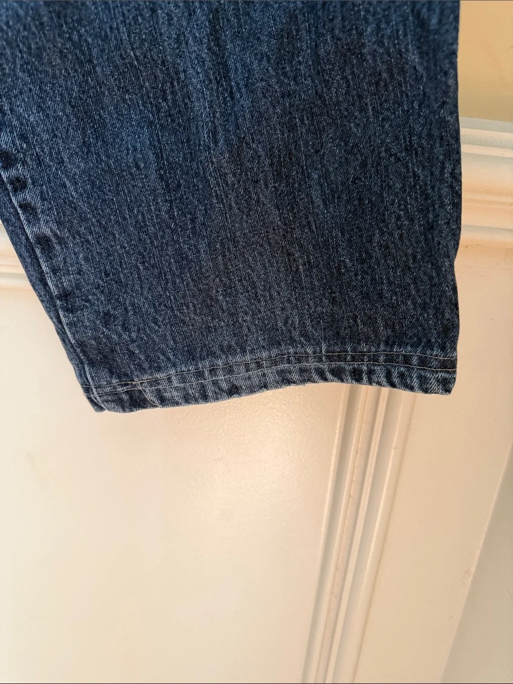Vintage‎ Marthe Francois Brand X 34M Baggy Wide Leg Y2K Skater Blue Denim